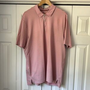 Adidas Men’s Golf Polo. Like new. Red/white striped. XL